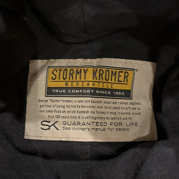 EUC! Stormy Kromer Hat. Gray and Pink. SZ 6 7/8 - Picture 5 of 6